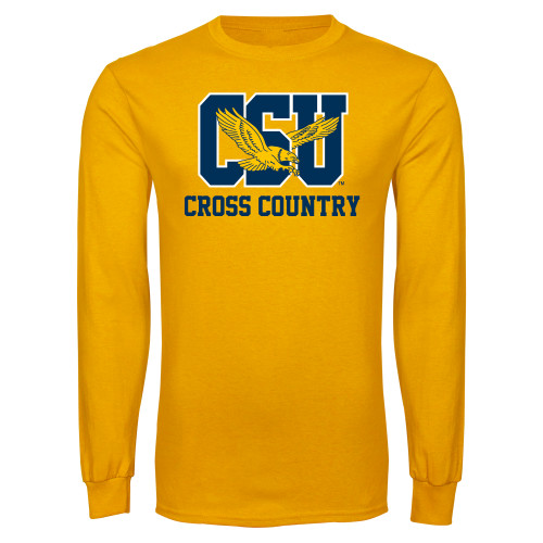  Gold Long Sleeve T Shirt - Cross Country
