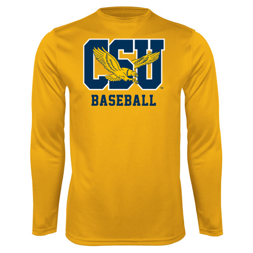  Gold Performance Long Sleeve Shirt - Baseball