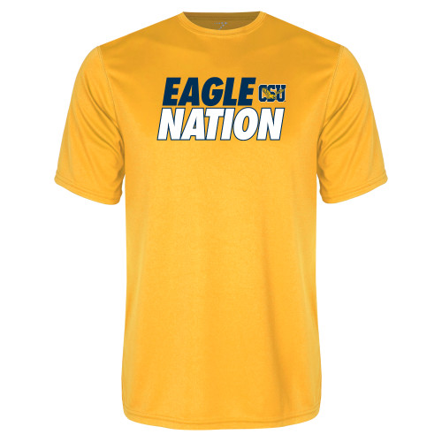  Gold Performance Tee - Eagle Nation