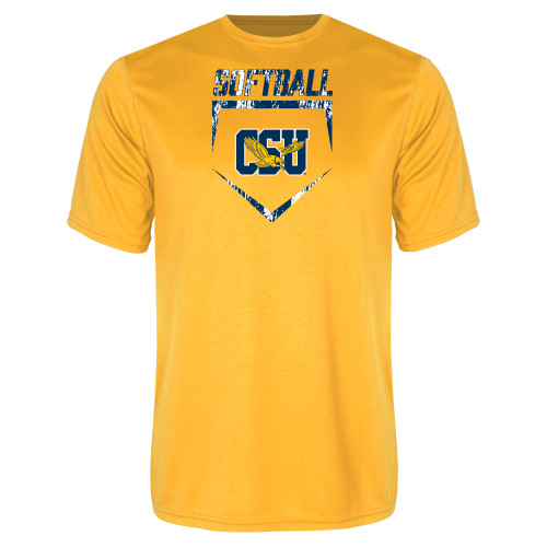  Gold Performance Tee - Softball Plate