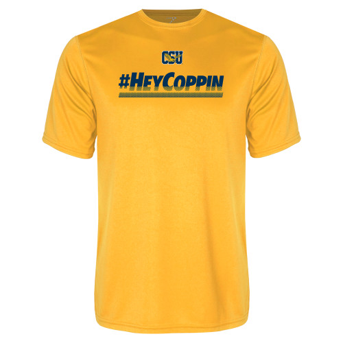  Gold Performance Tee - #HeyCoppin