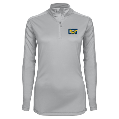 Coppin Syntrel Womens Platinum Interlock 1/4 Zip