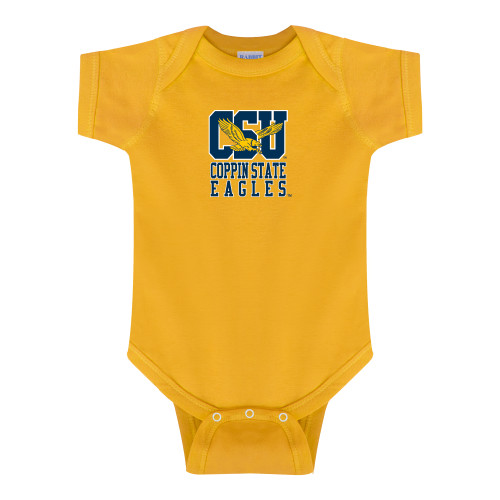  Gold Infant Onesie - CSU Coppin State Eagles