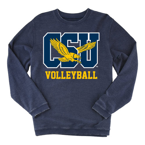  Boxercraft Womens Navy Corded Crew - Volleyball