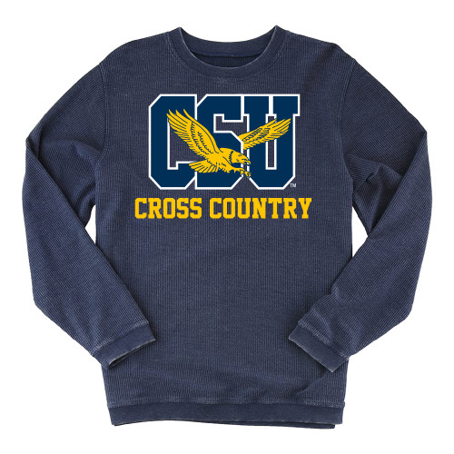  Boxercraft Womens Navy Corded Crew - Cross Country