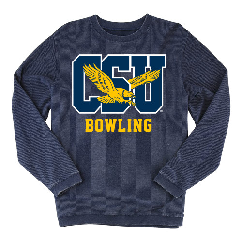  Boxercraft Womens Navy Corded Crew - Bowling