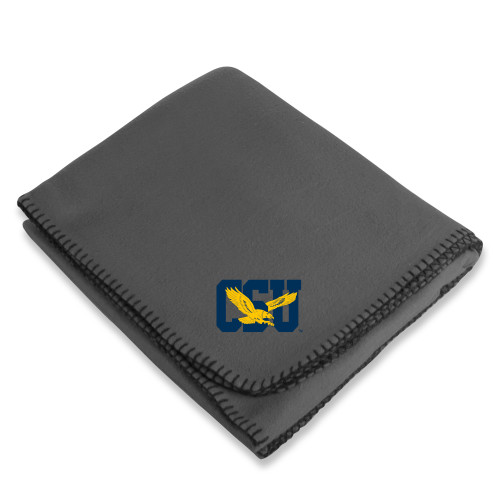  Grey Arctic Fleece Blanket - Official Logo