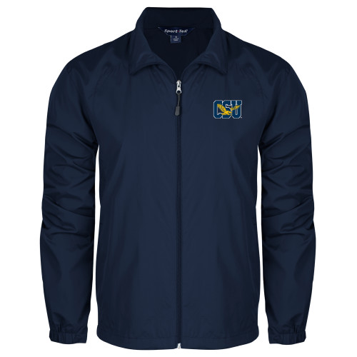  Navy Full Zip Wind Jacket - Official Logo