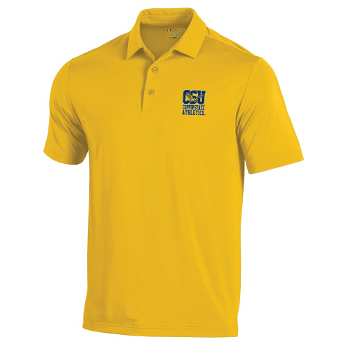  Under Armour Gold T2 Performance Polo - CSU Coppin State Athletics