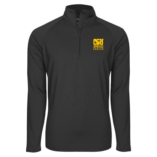  Sport Tek Charcoal Sport Wick Stretch 1/2 Zip Pullover - CSU Coppin State Eagles