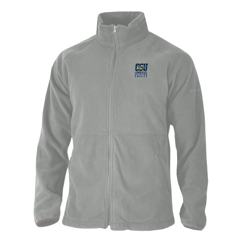  Columbia Grey Everest Ridge Fleece Full Zip Jacket - CSU Coppin State Eagles