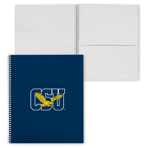  College Spiral Notebook w/Clear Coil - Official Logo