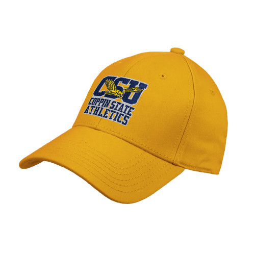  Gold Structured Adjustable Pro Style Hat - Official Logo