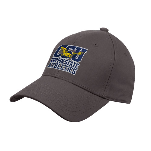 Charcoal Structured Adjustable Pro Style Hat - CSU Coppin State Eagles