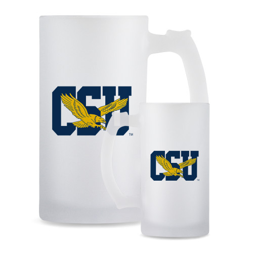  Full Color Decorative Frosted Glass Mug 16oz - Official Logo