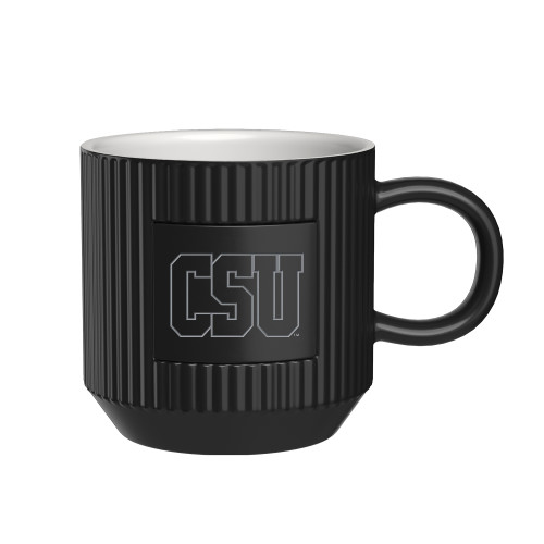  First Light Black Ceramic Mug - CSU Engraved