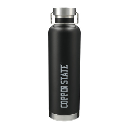 Thor Copper Vacuum Insulated Black Bottle 32oz - Coppin State Engraved