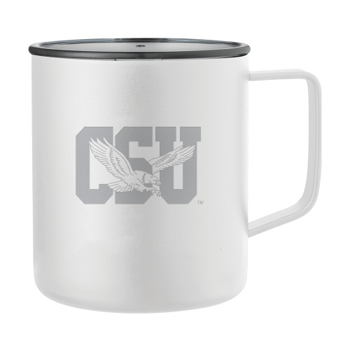  Rover Camp Vacuum Insulated White Mug 14oz - Official Logo Engraved