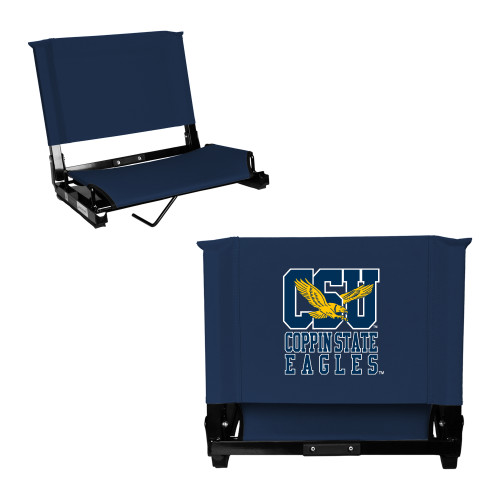  Stadium Chair Navy - CSU Coppin State Eagles