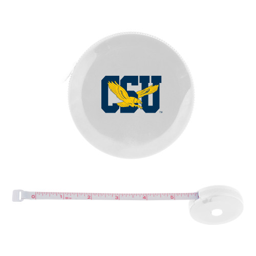  White Round Cloth 60 Inch Tape Measure - Official Logo