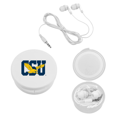  Ear Buds in White Case - Official Logo