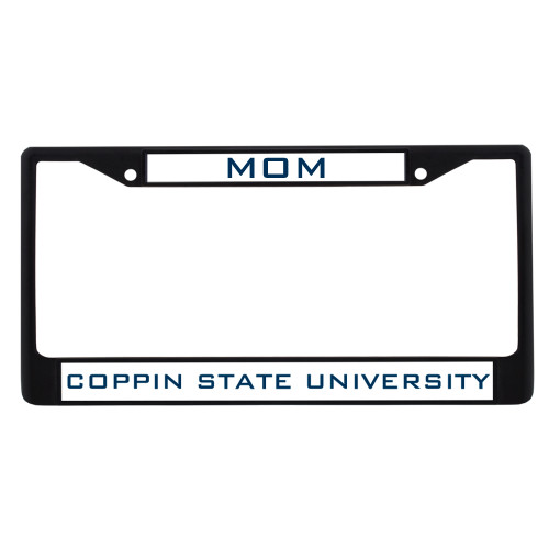  Mom Metal License Plate Frame in Black - Mom