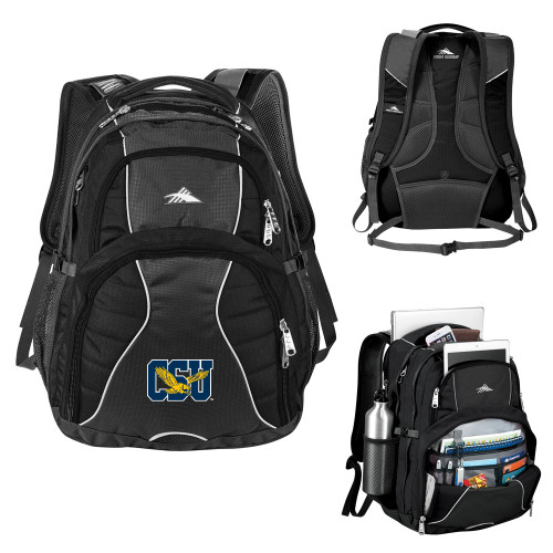  High Sierra Black Swerve Computer Backpack - Official Logo