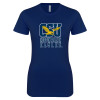 Thumbnail image for  Next Level Womens Navy Boyfriend Tee