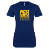 Thumbnail image for  Next Level Womens Navy Boyfriend Tee