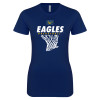 Thumbnail image for  Next Level Womens Navy Boyfriend Tee