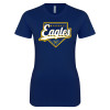 Thumbnail image for  Next Level Womens Navy Boyfriend Tee