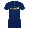 Thumbnail image for  Next Level Womens Navy Boyfriend Tee