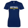 Thumbnail image for  Next Level Womens Navy Boyfriend Tee