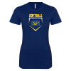 Thumbnail image for  Next Level Womens Navy Boyfriend Tee