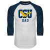 Thumbnail image for  White/Navy Raglan Baseball T Shirt
