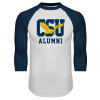Thumbnail image for  White/Navy Raglan Baseball T Shirt