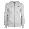 Thumbnail image for  ENZA Womens White Fleece Full Zip Hoodie