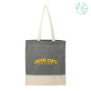Thumbnail image for  Split Recycled Black Cotton Twill Convention Tote