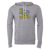 Thumbnail image for  Bella + Canvas Heather Grey Fleece Hood