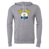Thumbnail image for  Bella + Canvas Heather Grey Fleece Hood