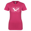 Thumbnail image for  Next Level Womens Fuchsia Boyfriend Tee