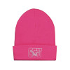 Thumbnail image for  Fleece Lined Neon Pink Knit Beanie