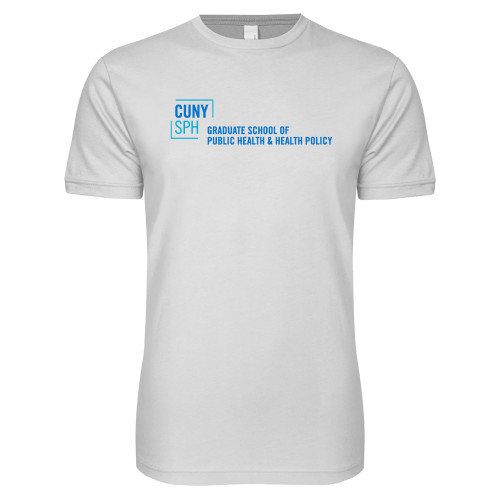 Next Level White SoftStyle T Shirt-Primary Mark