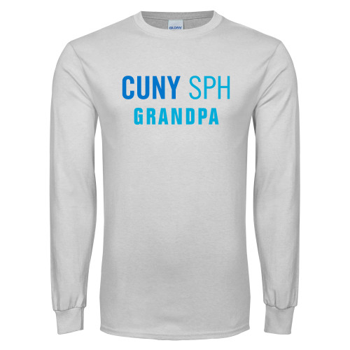 White Long Sleeve T Shirt-Grandpa