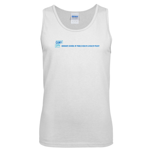 White Tank Top-CUNY SPH Flat