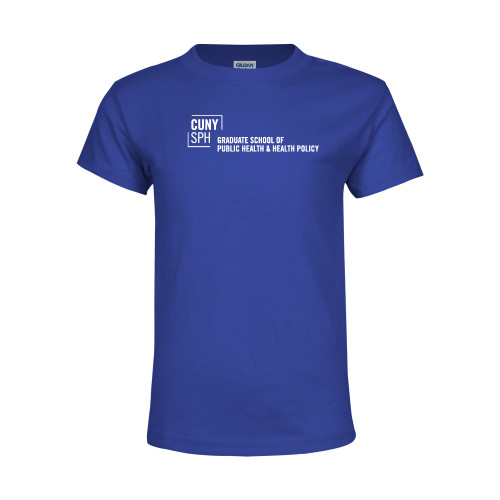 Youth Royal T Shirt-Primary Mark