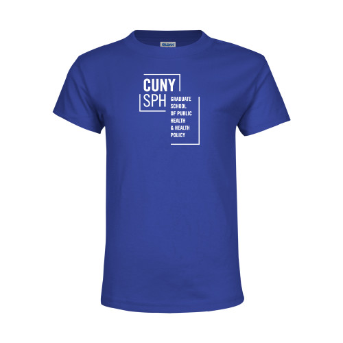 Youth Royal T Shirt-CUNY SPH