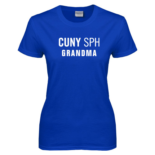 Womens Royal Short Sleeve Tee-Grandma