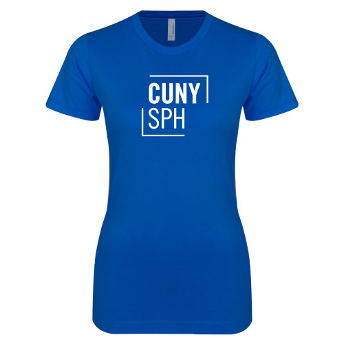 Next Level Womens Royal Boyfriend Tee-CUNY SPH Square