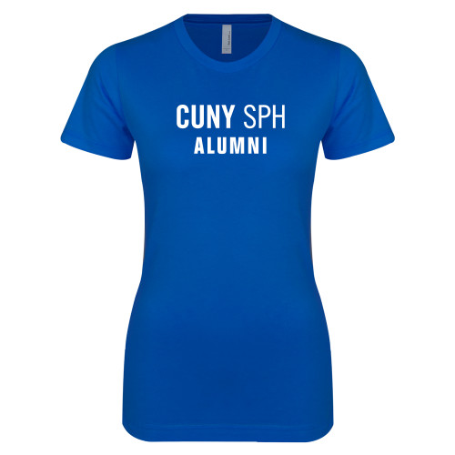 Next Level Womens Royal Boyfriend Tee-Alumni